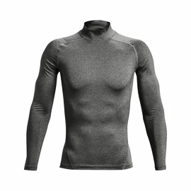 T-shirt pour homme Under Armour HeatGear Armour Comp Mock LS Gray