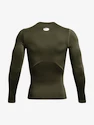 T-shirt pour homme Under Armour HeatGear Comp LS-GRN