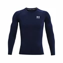 T-shirt pour homme Under Armour HeatGear Comp LS Midnight Blue