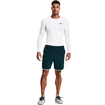 T-shirt pour homme Under Armour HeatGear Comp LS White