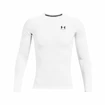 T-shirt pour homme Under Armour HeatGear Comp LS White