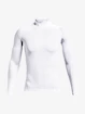 T-shirt pour homme Under Armour HeatGear Comp Mock LS-WHT