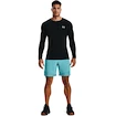 T-shirt pour homme Under Armour HeatGear Fitted LS Black