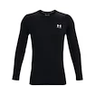 T-shirt pour homme Under Armour HeatGear Fitted LS Black XXL