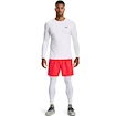 T-shirt pour homme Under Armour HeatGear Fitted LS White