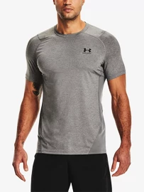 T-shirt pour homme Under Armour HeatGear Fitted SS Grey