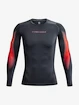 T-shirt pour homme Under Armour HeatGear Novelty LS-GRY