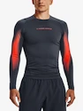 T-shirt pour homme Under Armour HeatGear Novelty LS-GRY