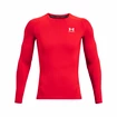 T-shirt pour homme Under Armour  HG Armour Comp LS-RED