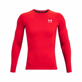 T-shirt pour homme Under Armour HG Armour Comp LS-RED