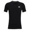 T-shirt pour homme Under Armour  HG Armour Fitted SS-BLK