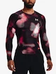 T-shirt pour homme Under Armour  IsoChill Prtd Comp LS-BLK