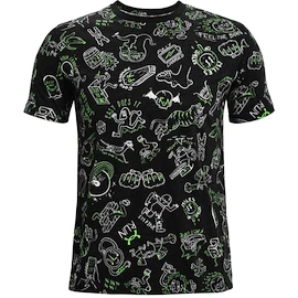 T-shirt pour homme Under Armour Run Ur Face Off Print SS Black