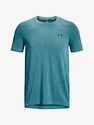 T-shirt pour homme Under Armour  Seamless Grid SS-BLU