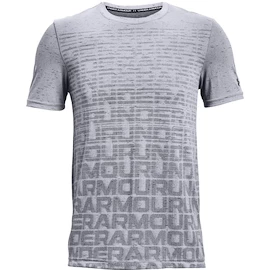 T-shirt pour homme Under Armour Seamless Wordmark SS Grey