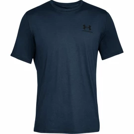 T-shirt pour homme Under Armour Sportstyle Left Chest SS Dark Blue