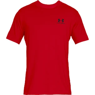 T-shirt pour homme Under Armour  Sportstyle Left Chest SS Red