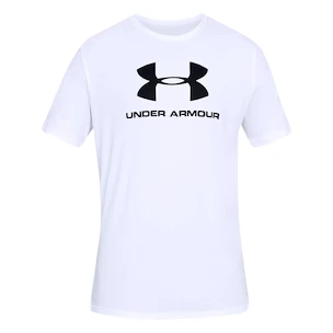 T-shirt pour homme Under Armour  SPORTSTYLE LOGO SS White