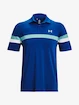 T-shirt pour homme Under Armour  T2G Color Block Polo-BLU