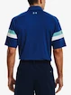 T-shirt pour homme Under Armour  T2G Color Block Polo-BLU