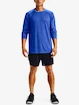 T-shirt pour homme Under Armour  Textured LS-BLU