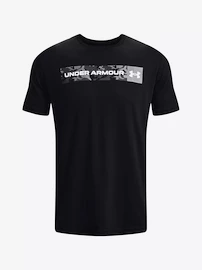 T-shirt pour homme Under Armour UA CAMO CHEST STRIPE SS-BLK