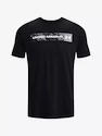 T-shirt pour homme Under Armour  UA CAMO CHEST STRIPE SS-BLK M