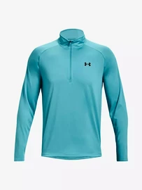 T-shirt pour homme Under Armour UA Tech 2.0 1/2 Zip-BLU