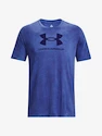 T-shirt pour homme Under Armour  WASH TONAL SPORTSTYLE SS-BLU