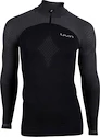 T-shirt pour homme UYN  Running Alpha OW Shirt LS Zip Up black/grey S