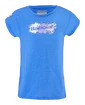 T-shirt pour jeune fille Babolat  Exercise Cotton Tee Girl French Blue 6 - 8 ans