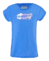 T-shirt pour jeune fille Babolat  Exercise Cotton Tee Girl French Blue 6 - 8 ans