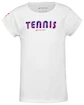 T-shirt pour jeune fille Babolat  Exercise Cotton Tee Girl White  10 - 12 ans