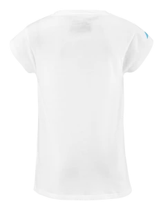 T-shirt pour jeune fille Babolat  Exercise Cotton Tee Girl White