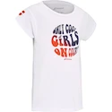 T-shirt pour jeune fille Babolat  Exercise Cotton Tee Girl White