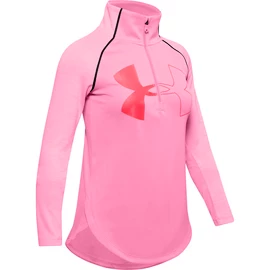 T-shirt pour jeune fille Under Armour Tech Graphic Big Logo 1/2 Zip