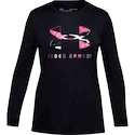 T-shirt pour jeune fille Under Armour  Tech Graphic Big Logo LS T-Shirt-BLK