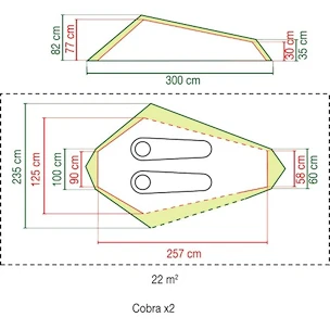 Tente Coleman  Cobra 2