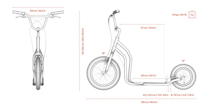 Trottinette Yedoo RunRun City Amsterdam