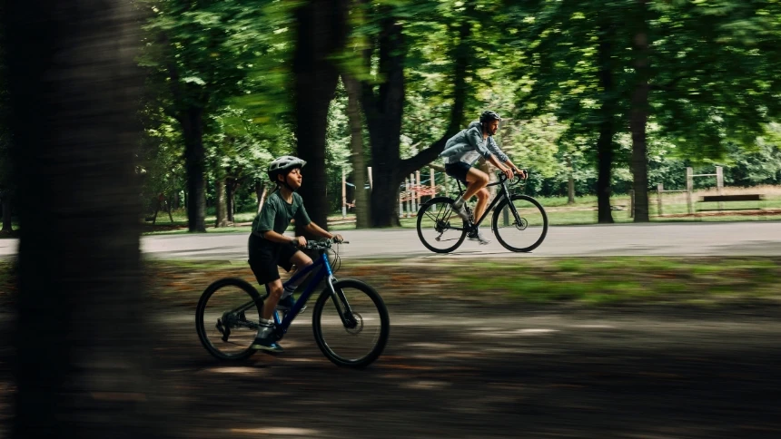 vélo WOOM Explore dans la nature