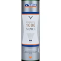 Volants de badminton Victor  Nylon Shuttle 1000 Silver - White 6 ks