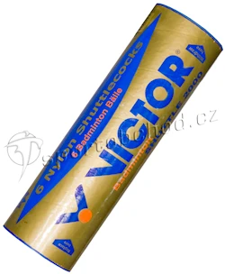 Volants de badminton Victor  Nylon Shuttle 2000 Gold - Yellow (6 Pack)