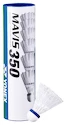 Volants de badminton Yonex  Mavis 350 White (6 Pack)  bande verte (jusqu’à 19-29°C)